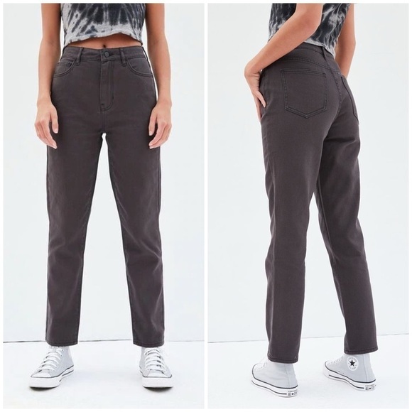 PACSUN Off Black Mom Jeans - Picture 1 of 6